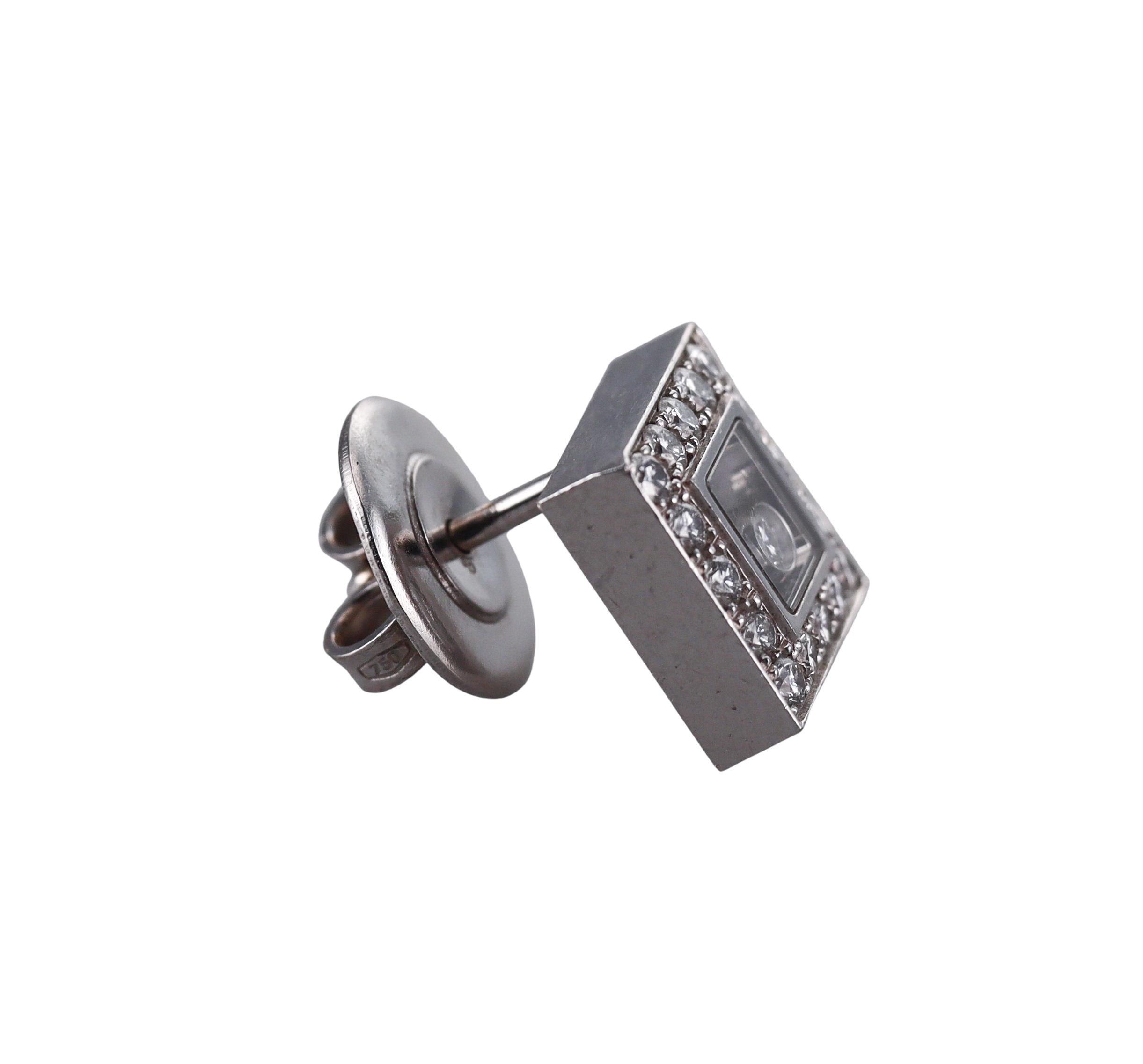 Chopard Happy Diamonds Gold Earrings 832896-1001