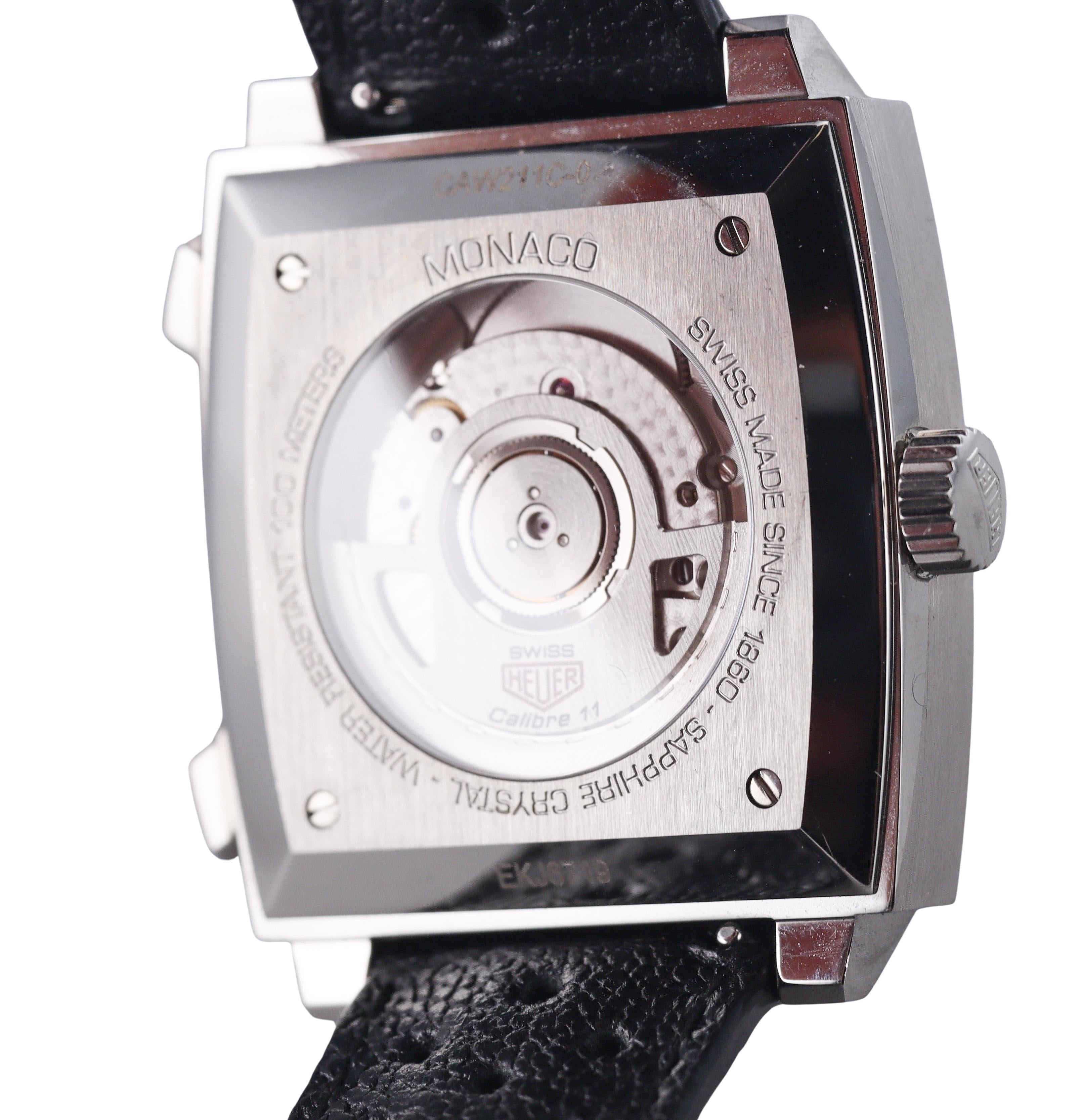Tag Heuer Monaco Automatic Chronograph Watch CAW211C-0