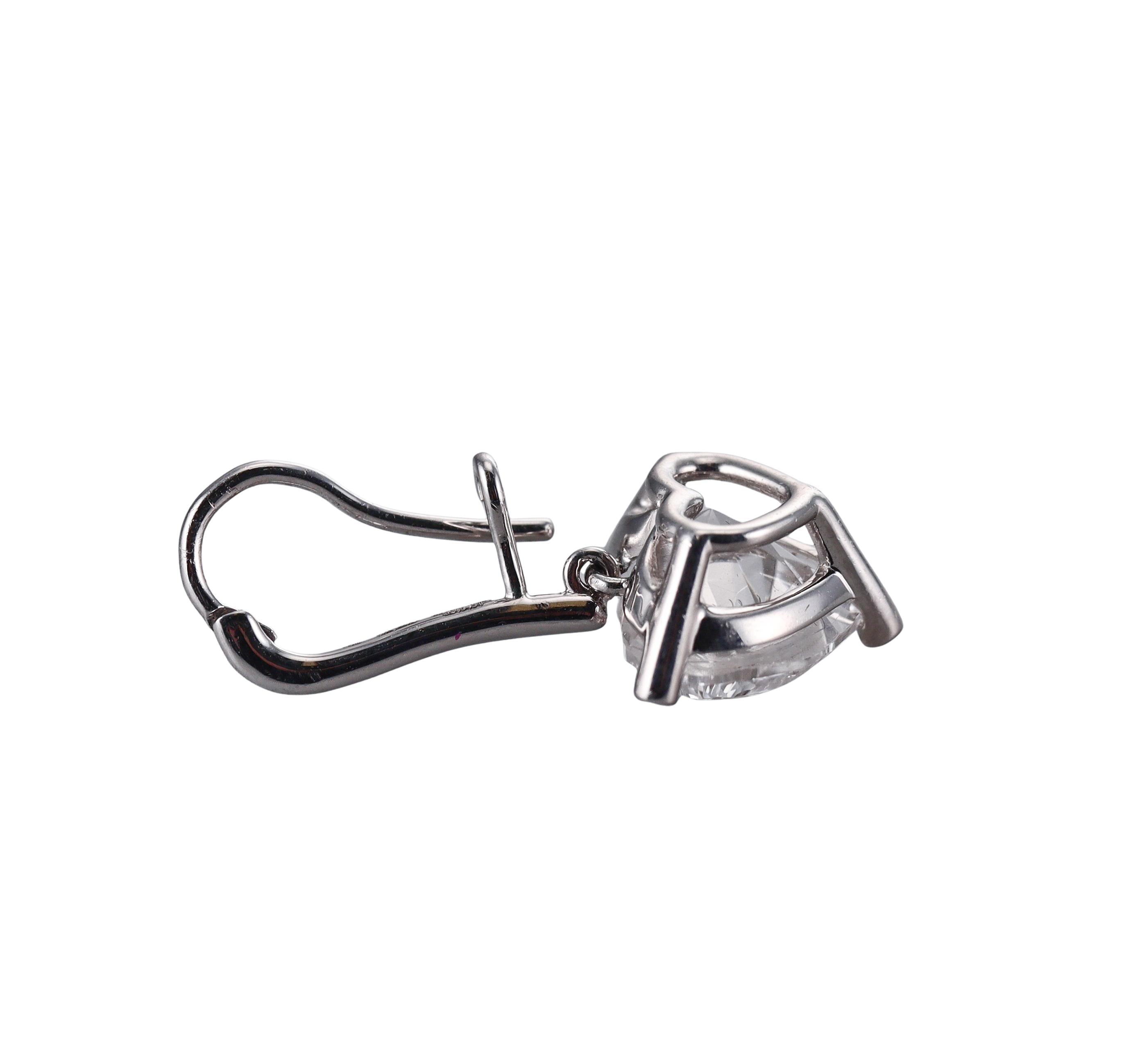 Chopard Happy Hearts Crystal Diamond Gold Earrings 836809-1006