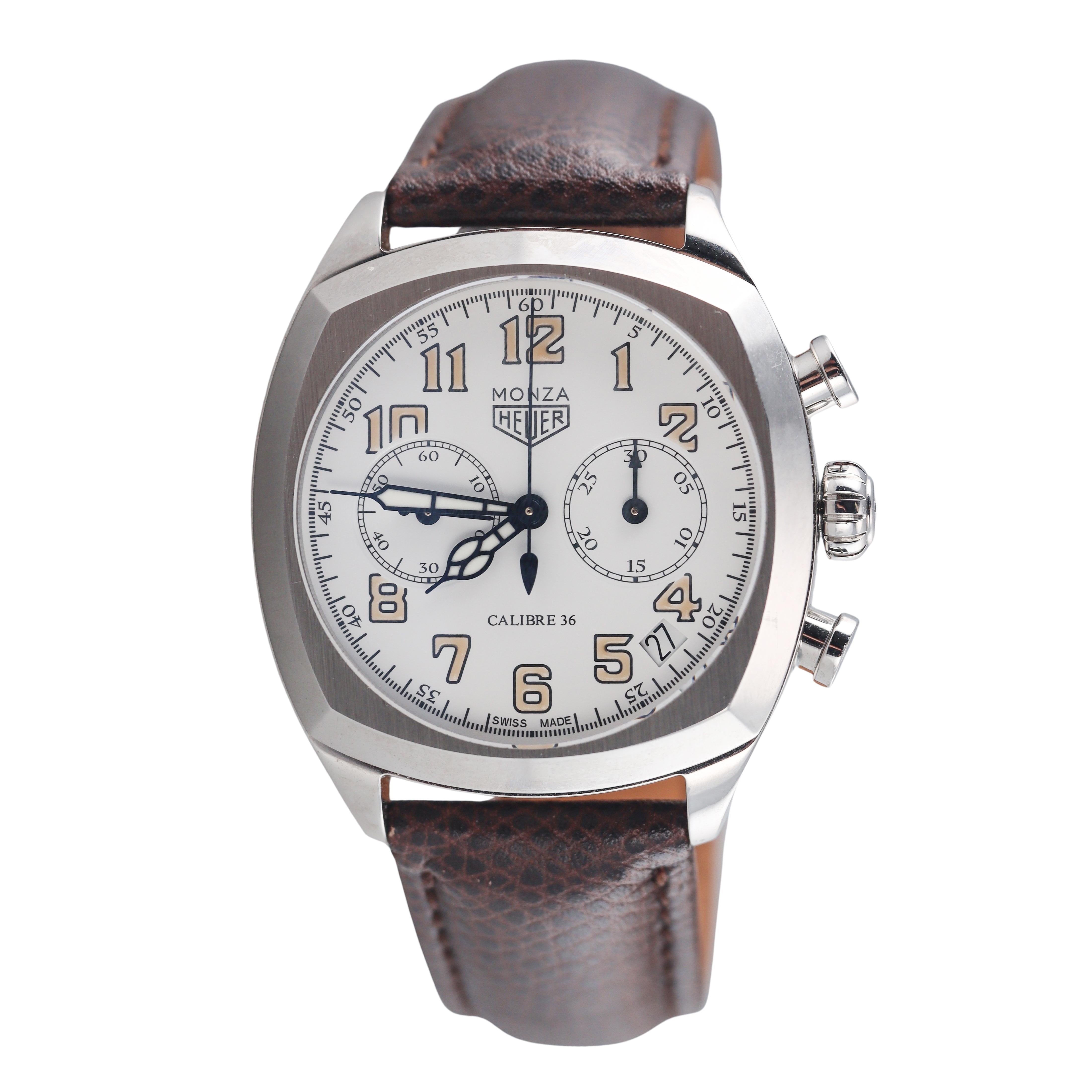 Tag Heuer Monza Calibre 36 Limited Edition Steel Watch CR5112