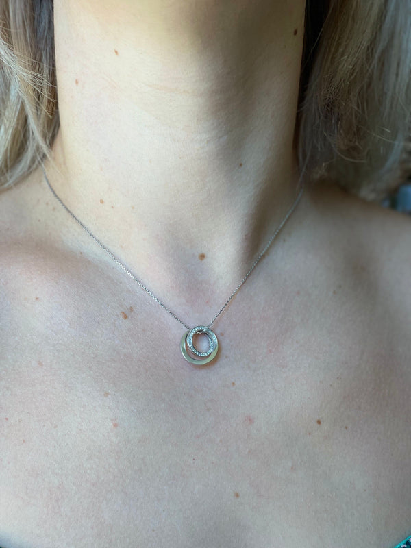 Cartier Etincelle Diamond Gold Pendant Necklace
