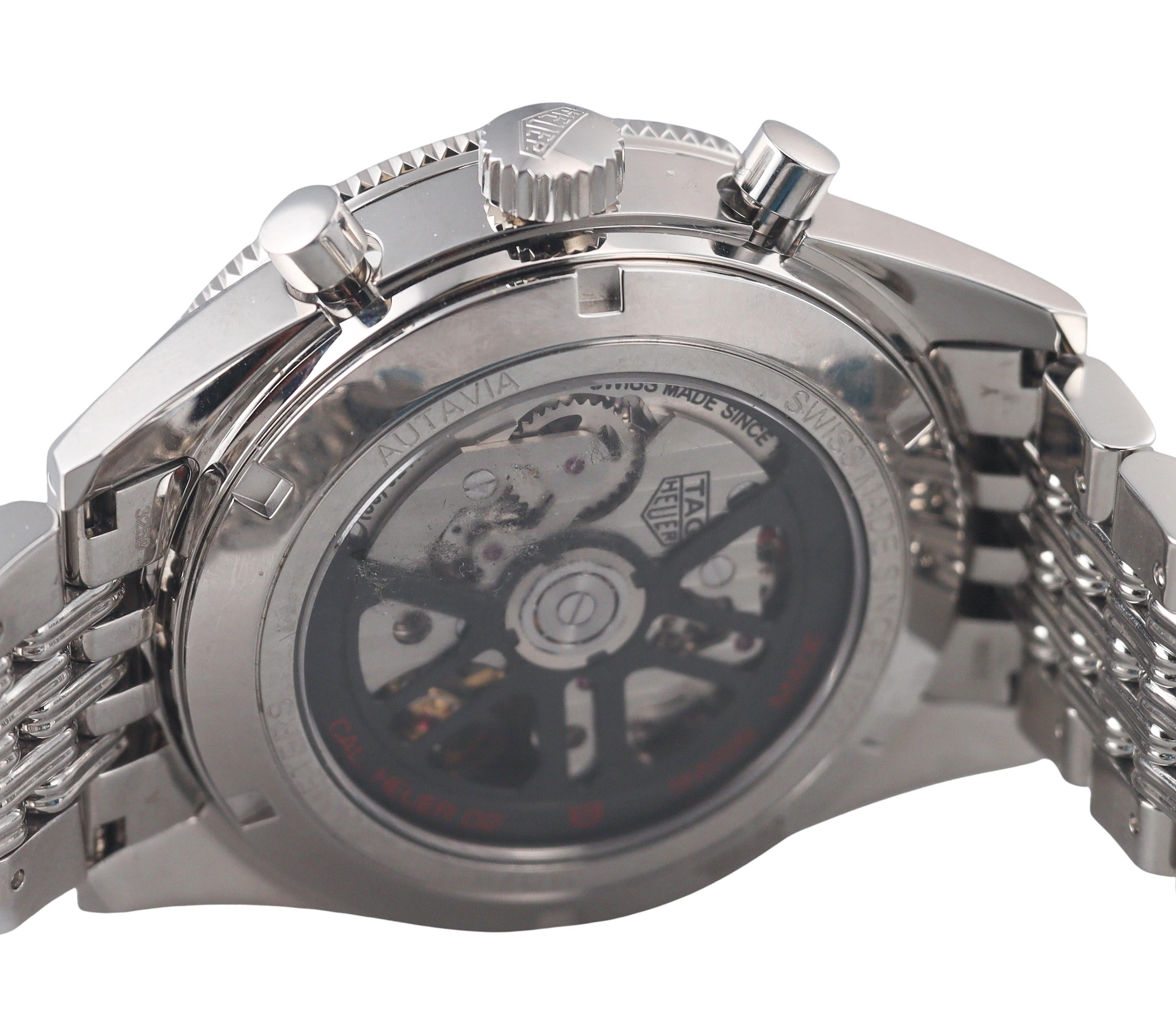Heuer Heritage Autavia Automatic Chronograph Watch CBE2110-0