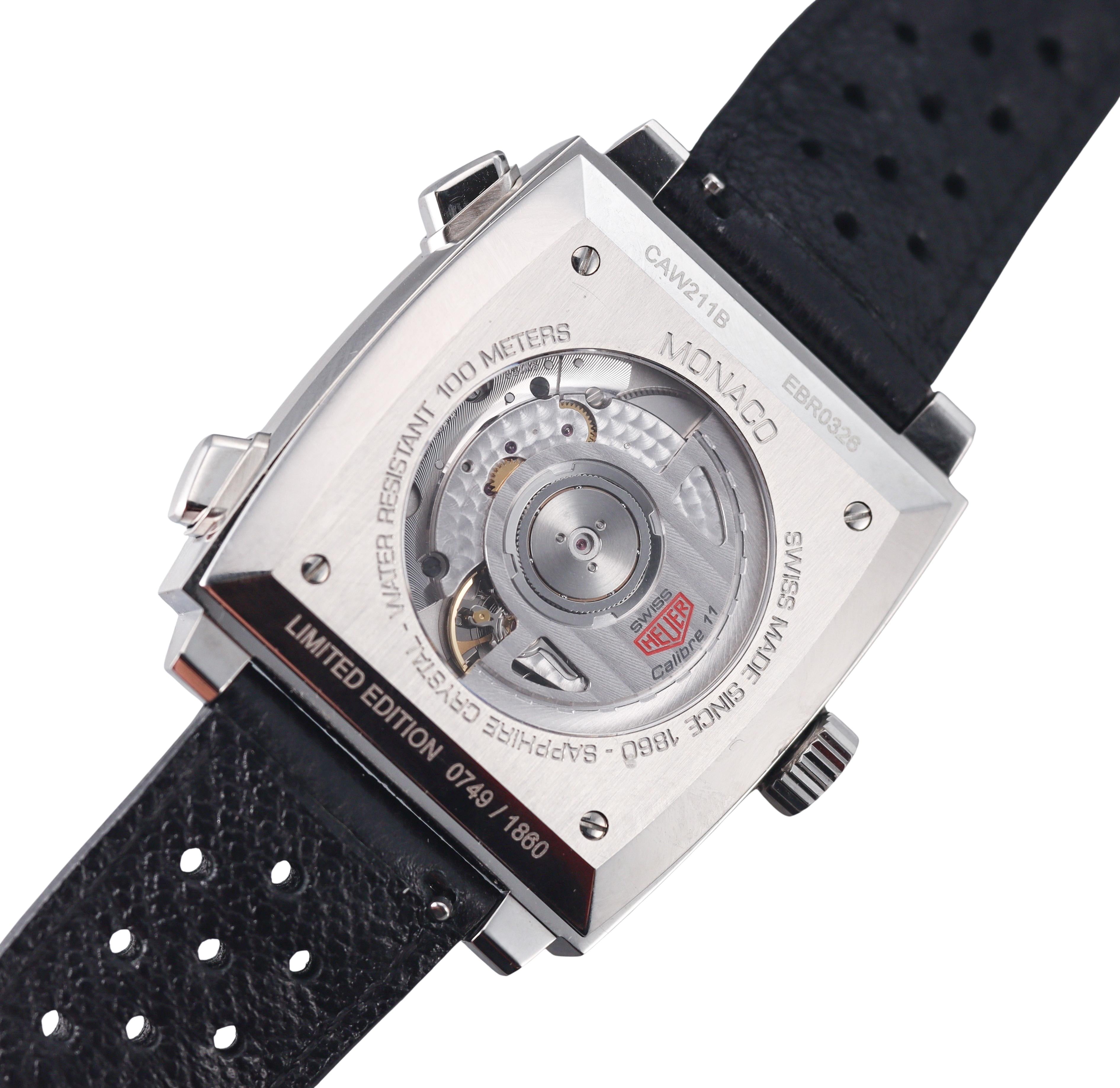 Tag Heuer Monaco Vintage Edition Automatic Chronograph Watch CAW211B