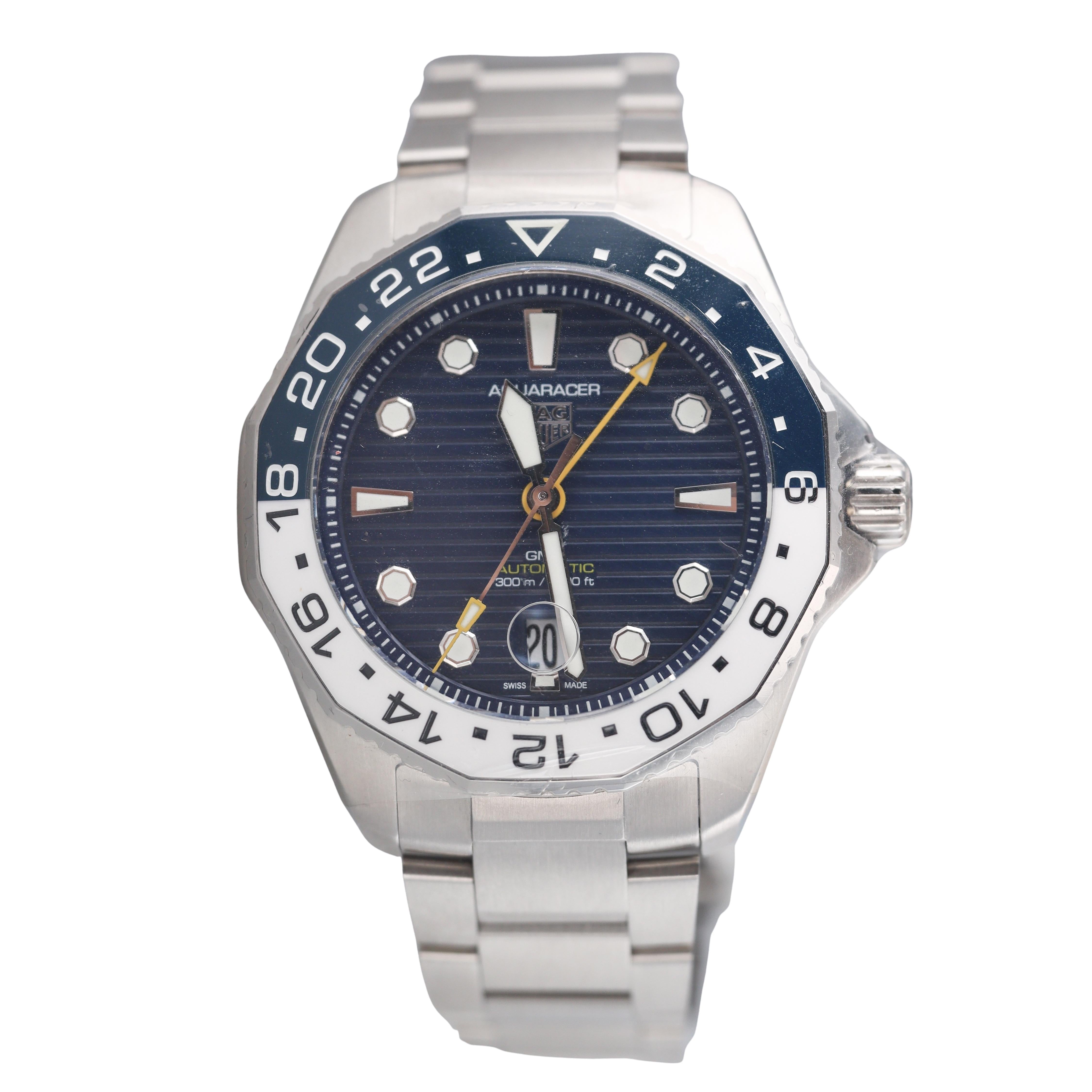 TAG Heuer Aquaracer Professional 300 GMT Automatic Steel Watch WBP2010