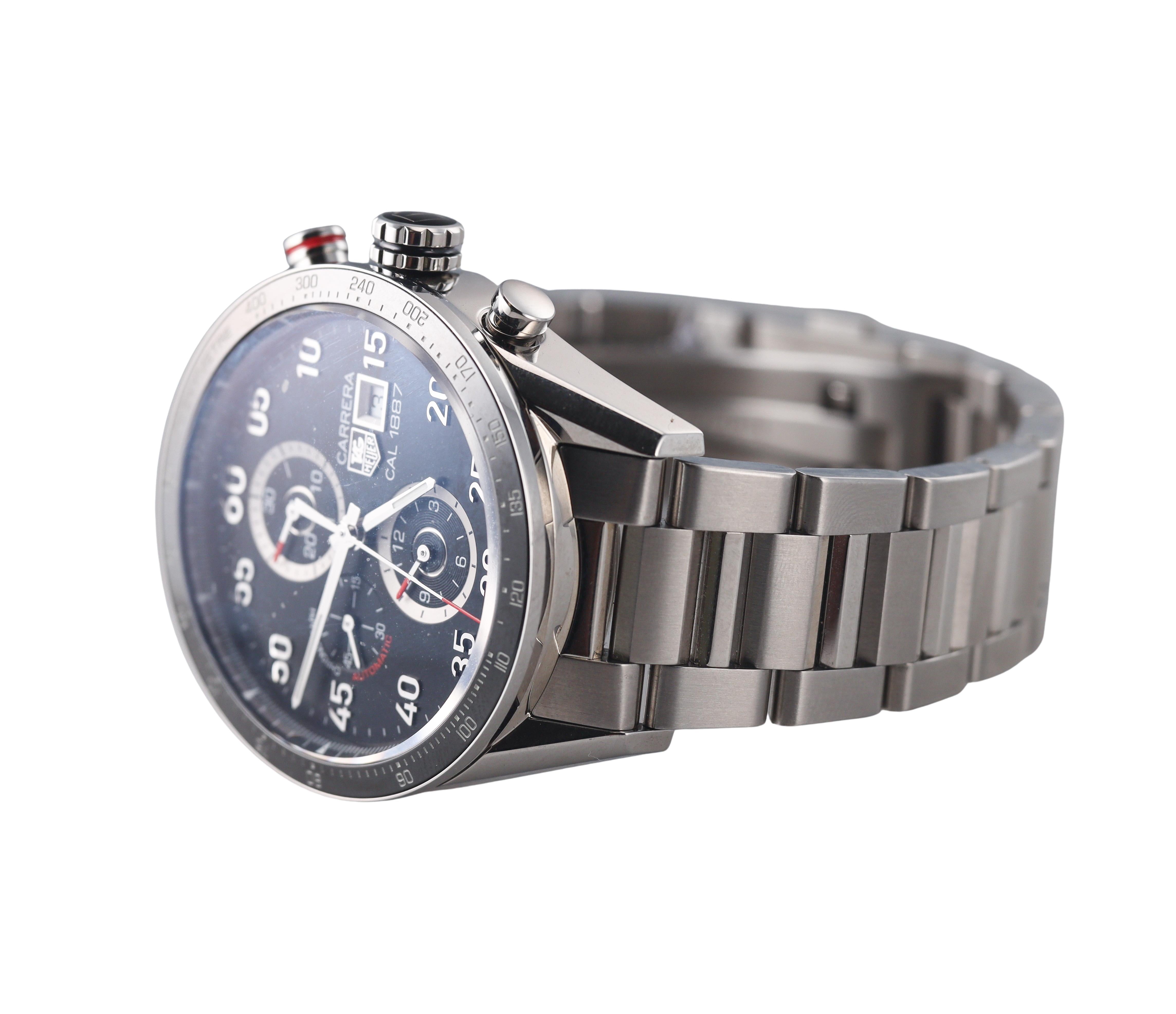 Tag Heuer Carrera Calibre 1887 Automatic Steel Watch CAR2A10-3
