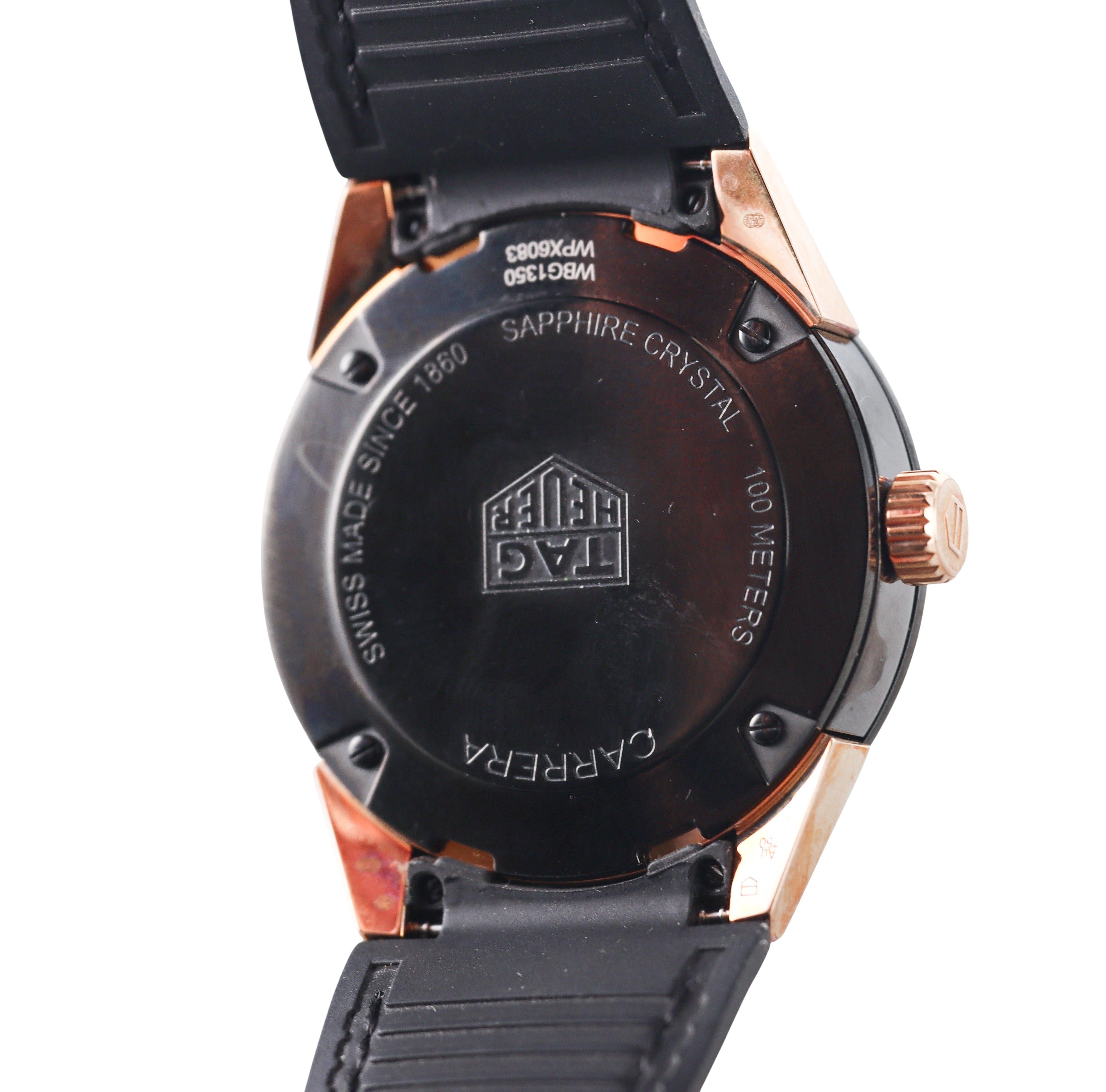 Tag Heuer Carrera Gold Steel Lady's Watch WBG1350