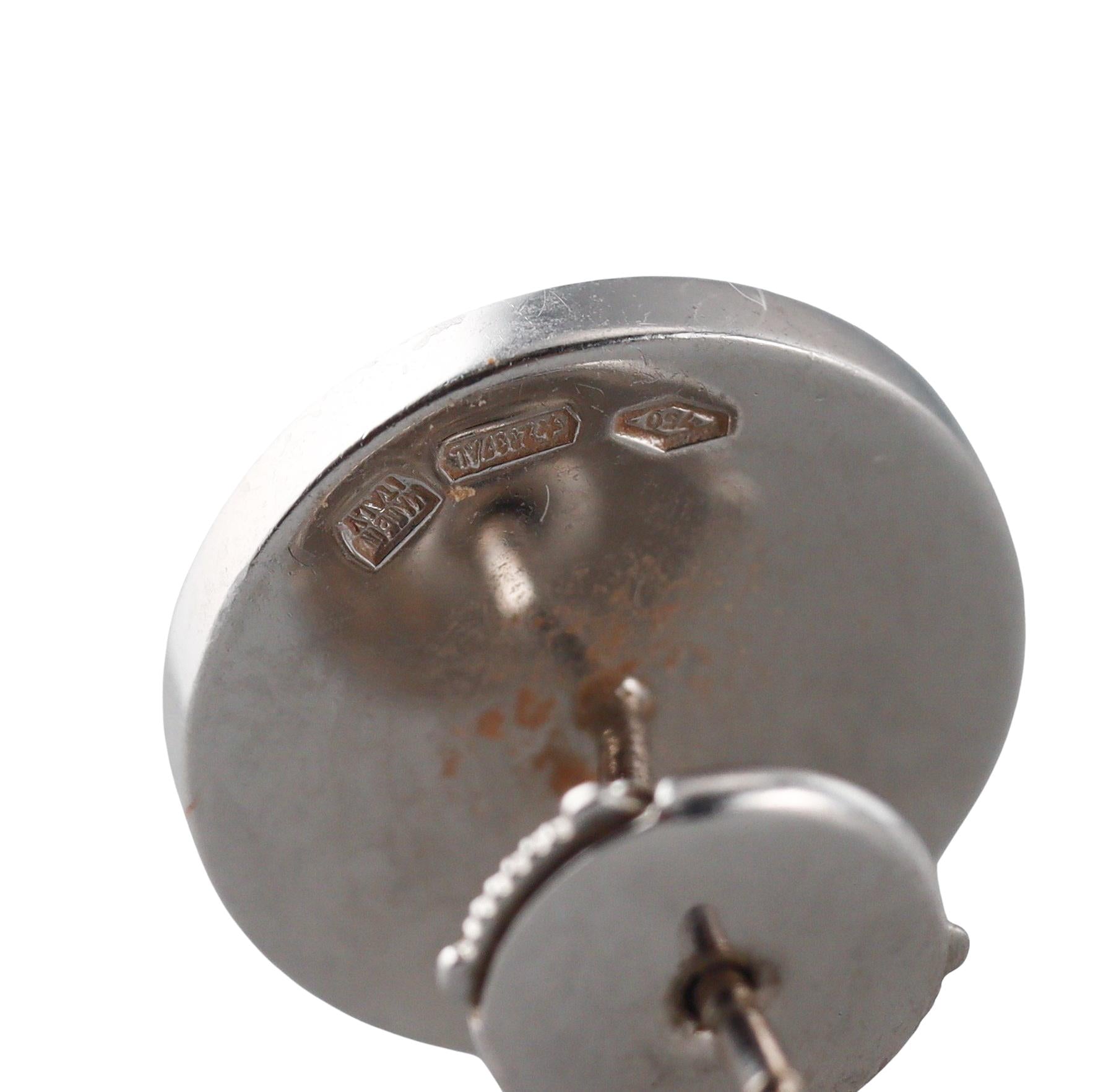 Bulgari Bvlgari Diamond Gold Stud Earrings