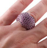 Pasquale Bruni Gold Pink Sapphire Heart Ring