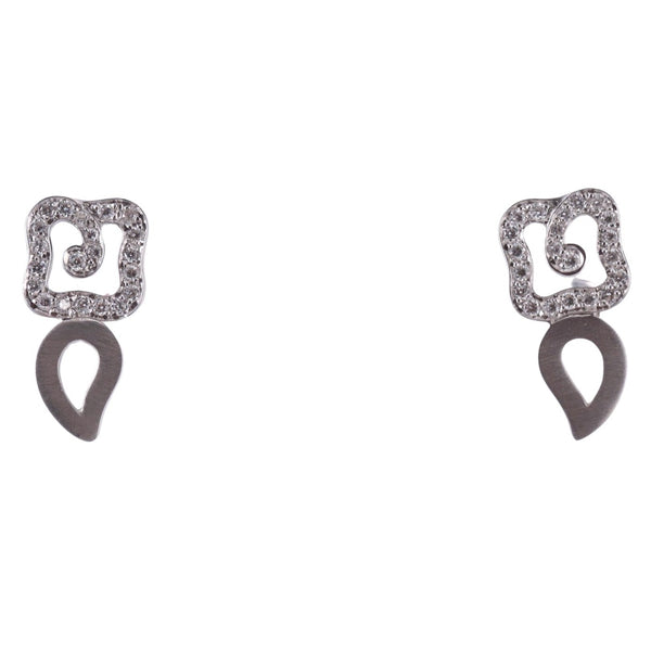 La Nouvelle Bague Gold Diamond Stud Earrings
