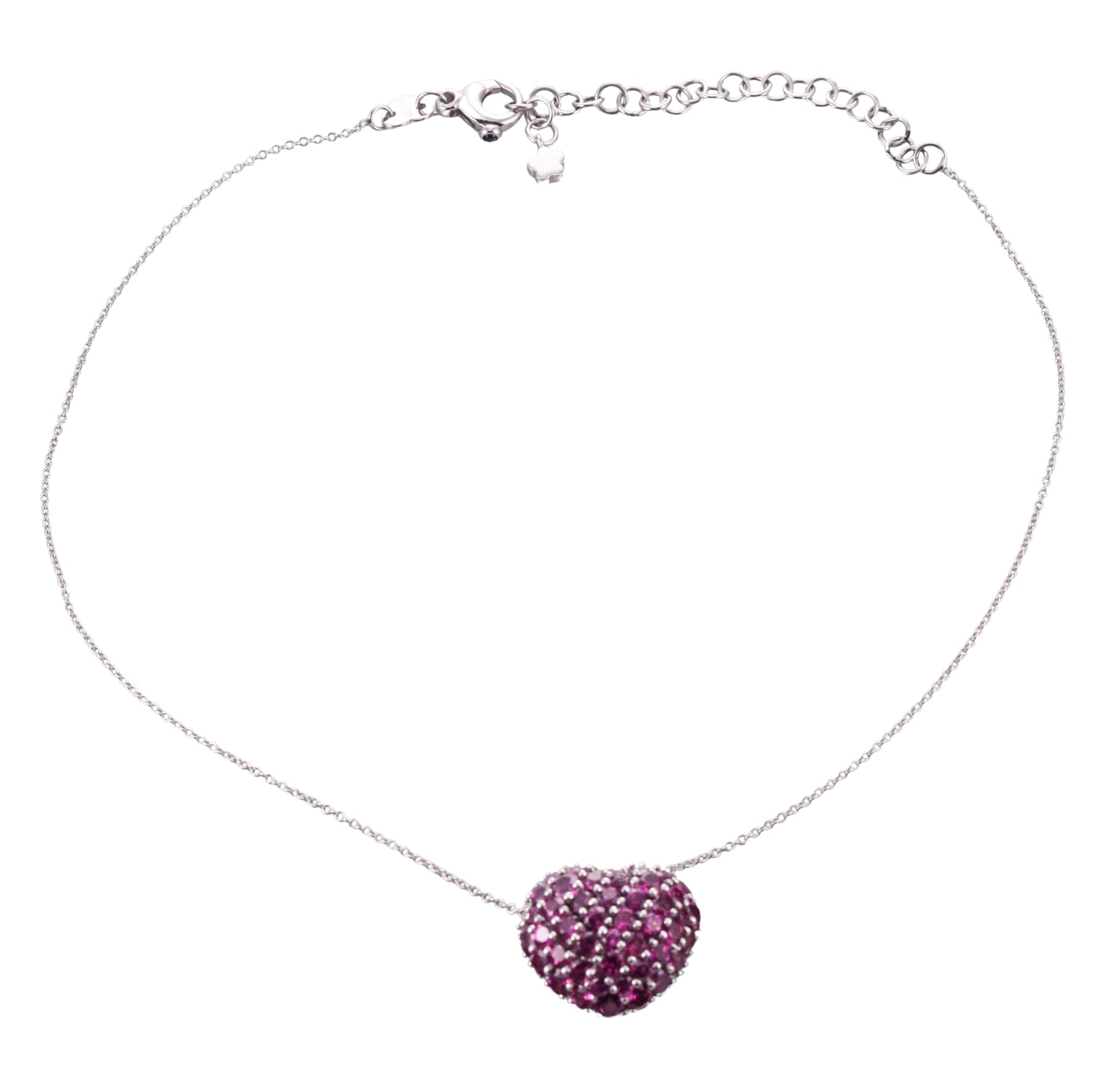 Pasquale Bruni Gold Gemstone Heart Pendant Necklace