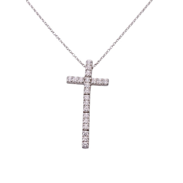 Pasquale Bruni Gold Diamond Cross Pendant Necklace