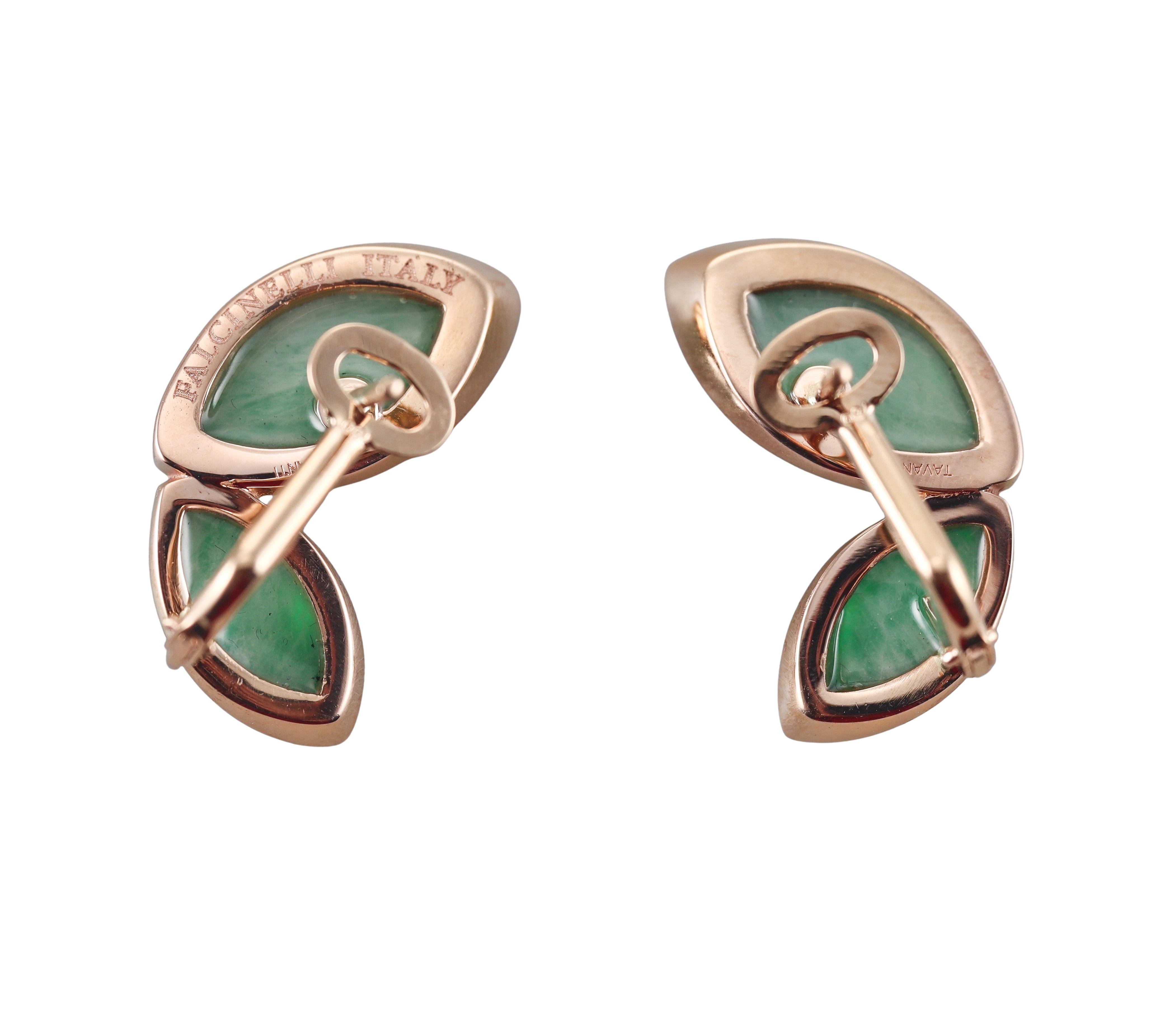 Tavanti 18k Gold Diamond Aventurine Butterfly Earrings
