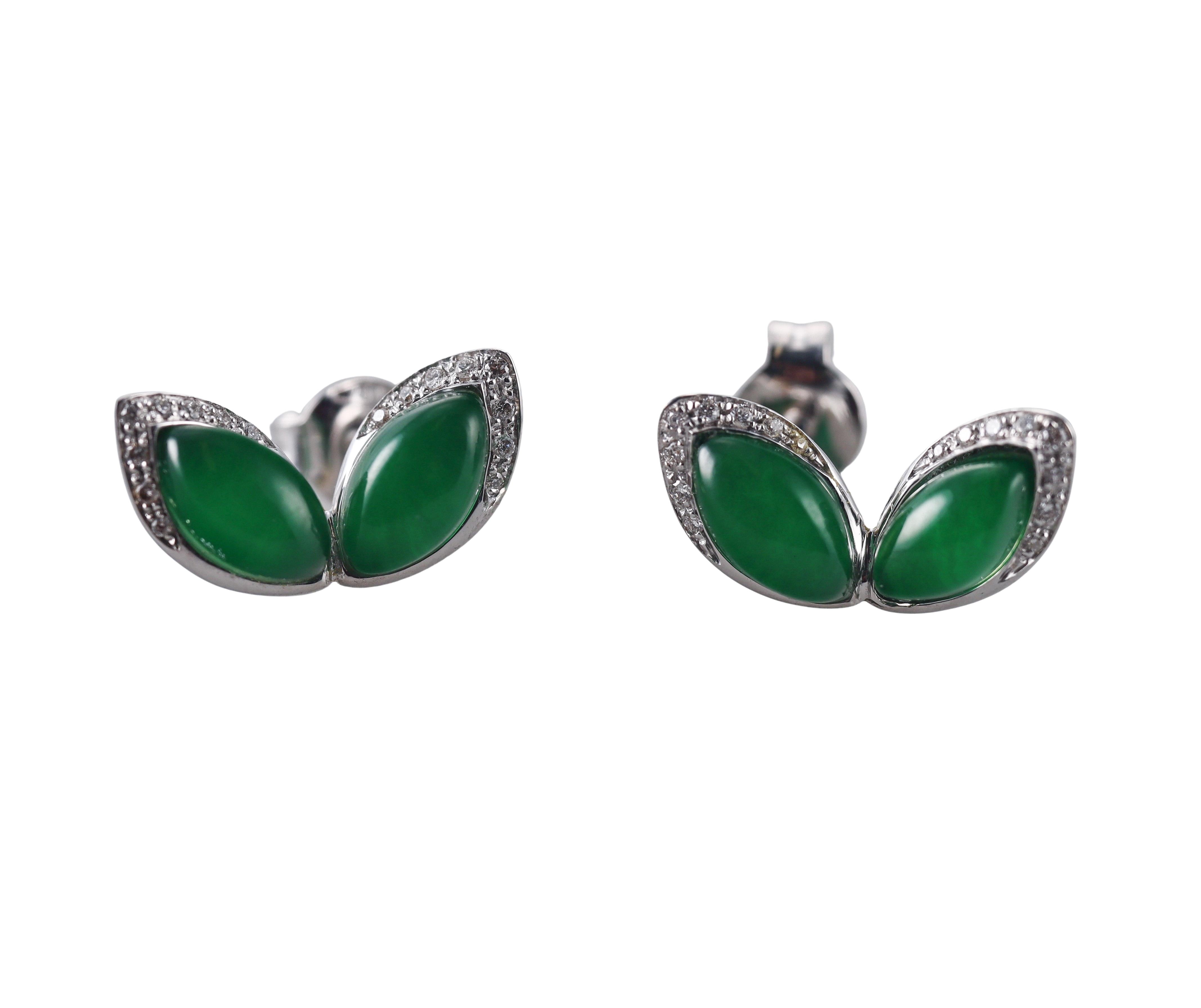 Tavanti 18k Gold Diamond Aventurine Small Earrings