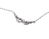 Konstantino Kleos Silver Gold Pearl Station Necklace