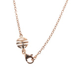 Mimi Milano Blanche Pearl Gold Station Necklace