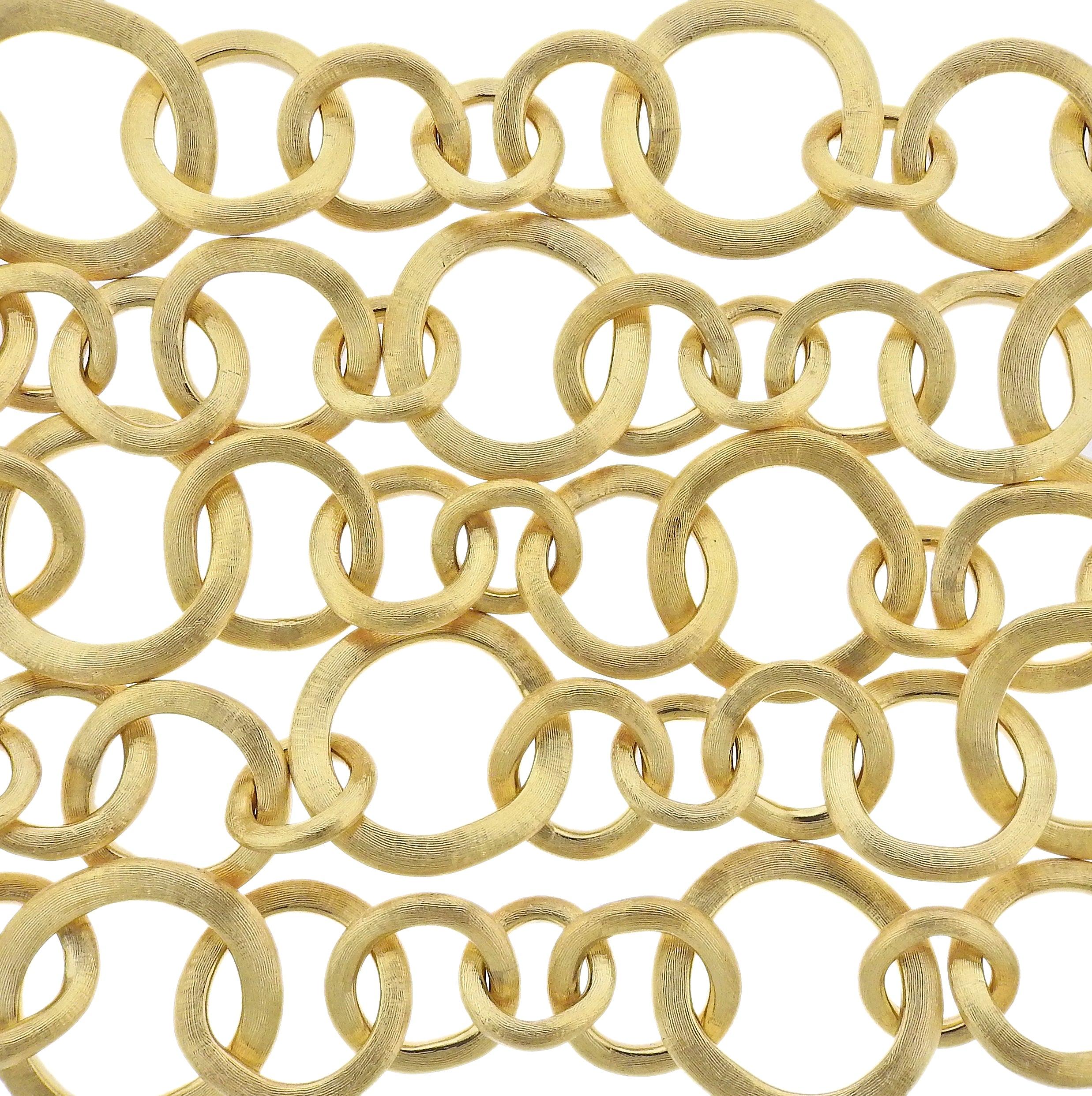 Marco Bicego Jaipur Gold Multi Strand Circle Link Bracelet