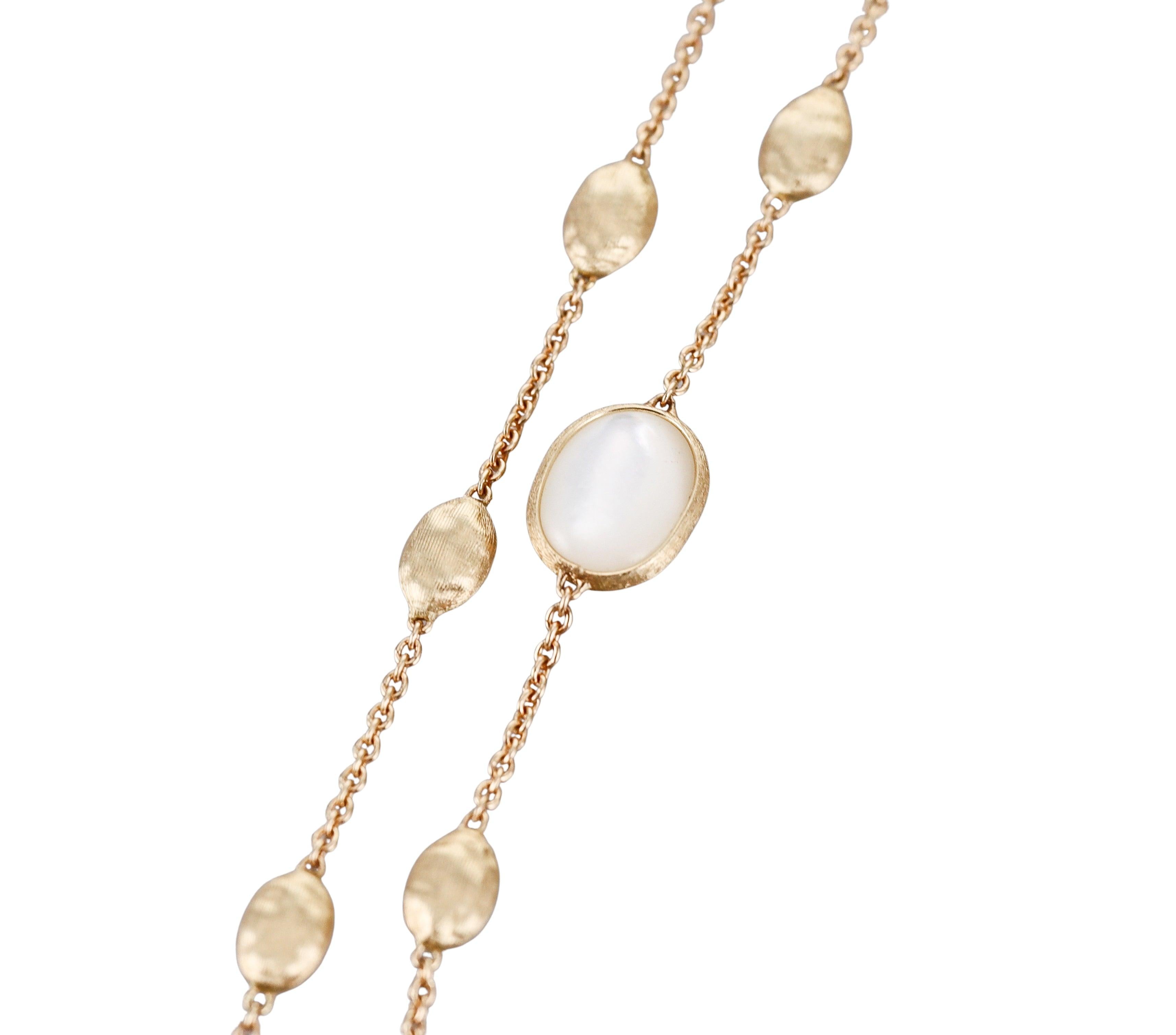 Marco Bicego Siviglia Mother of Pearl Gold Necklace