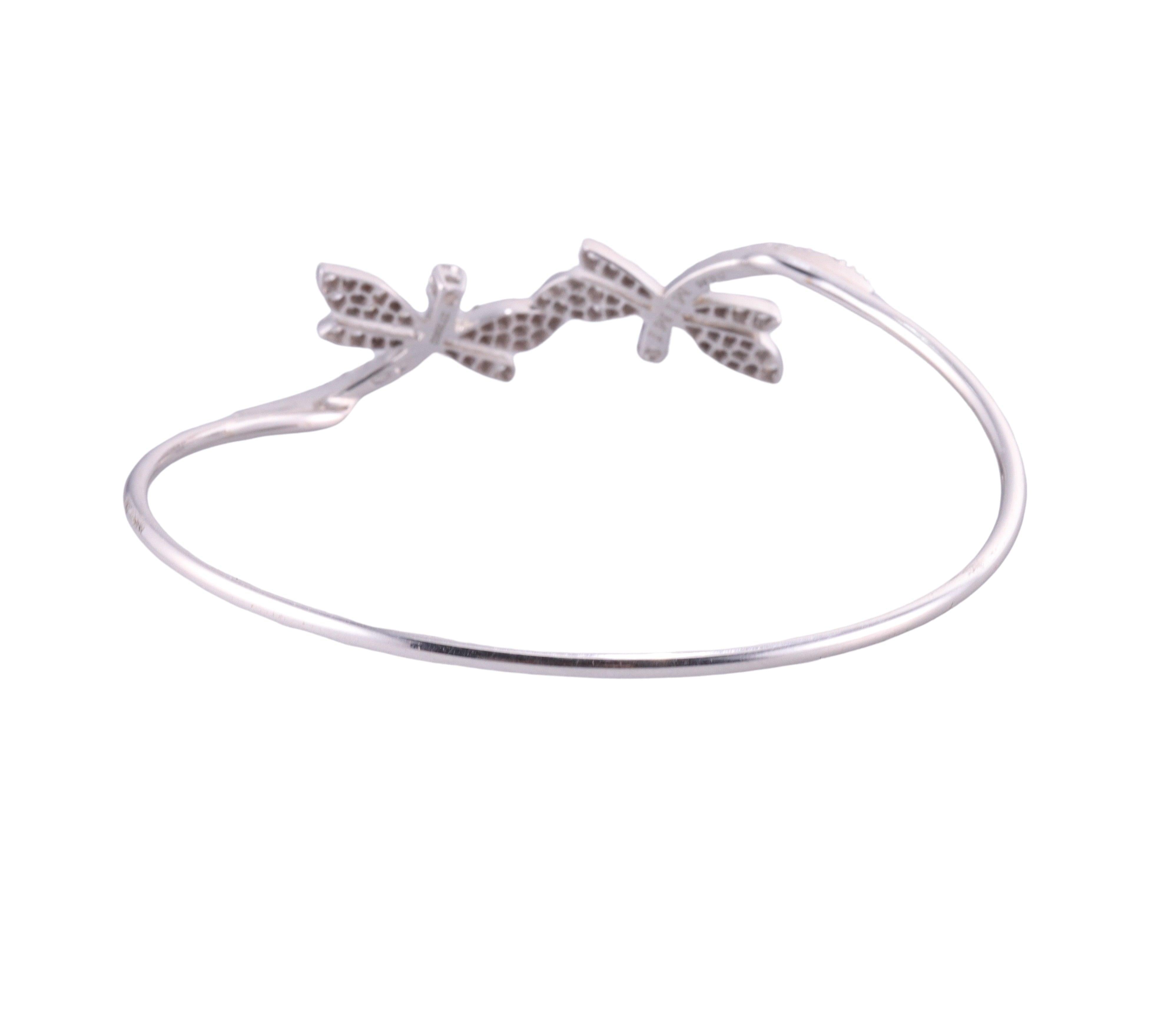 Mimi Milano Libella Diamond Gold Dragonfly Bracelet