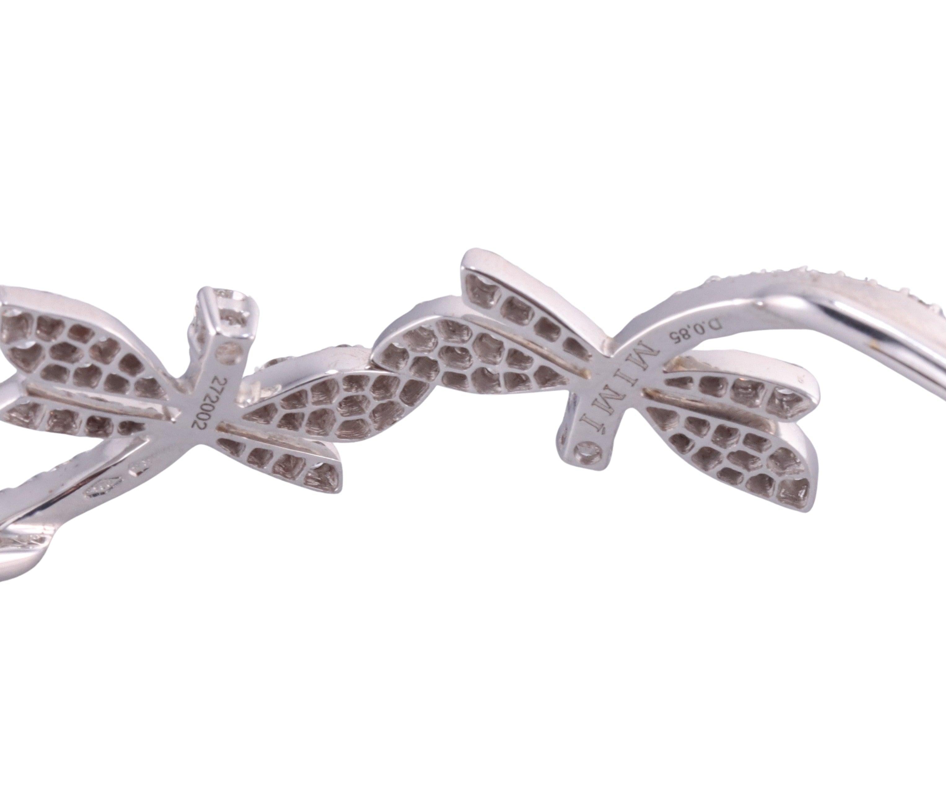 Mimi Milano Libella Diamond Gold Dragonfly Bracelet