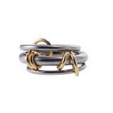 Spinelli Kilcollin Gold Set of Three Linked Ring