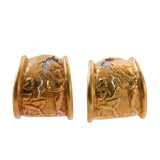 Seidengang Athena Diamond Gold Platinum Hoop Earrings