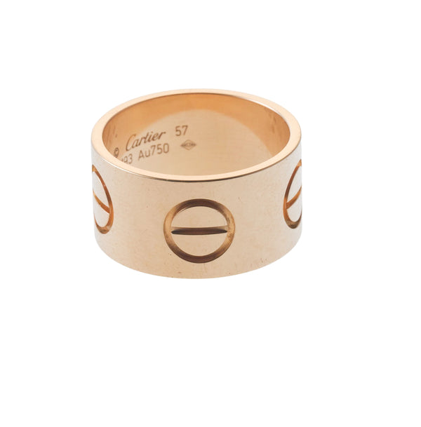Cartier Love Yellow Gold Wide Band Ring