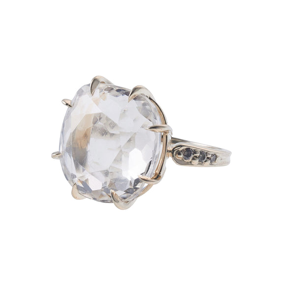 H. Stern Cobblestone Crystal Diamond Gold Ring