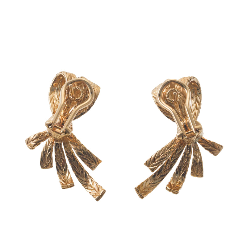 Buccellati Bow Yellow Gold Earrings