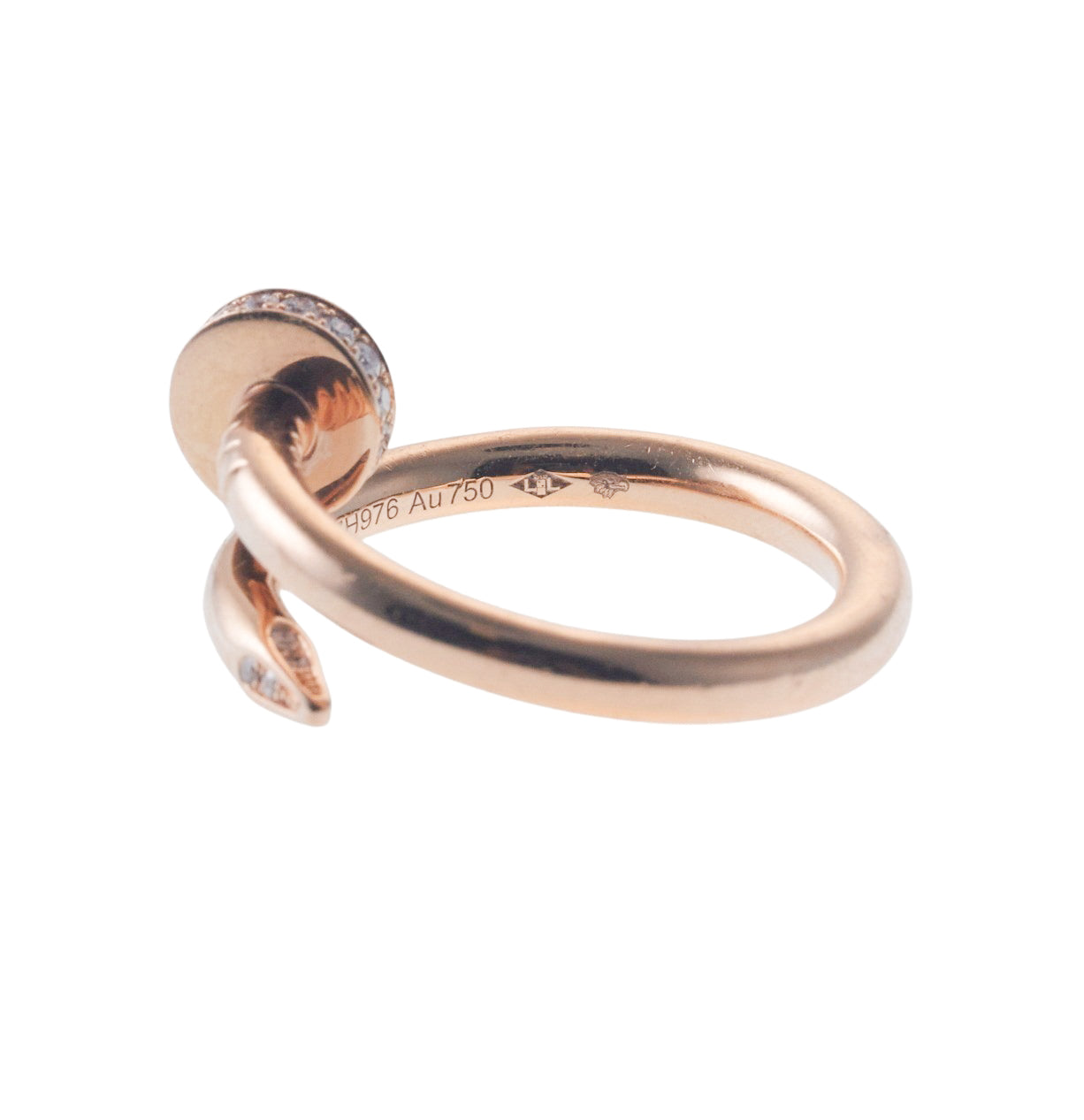 Cartier Juste Un Clou Rose Gold Diamond Ring
