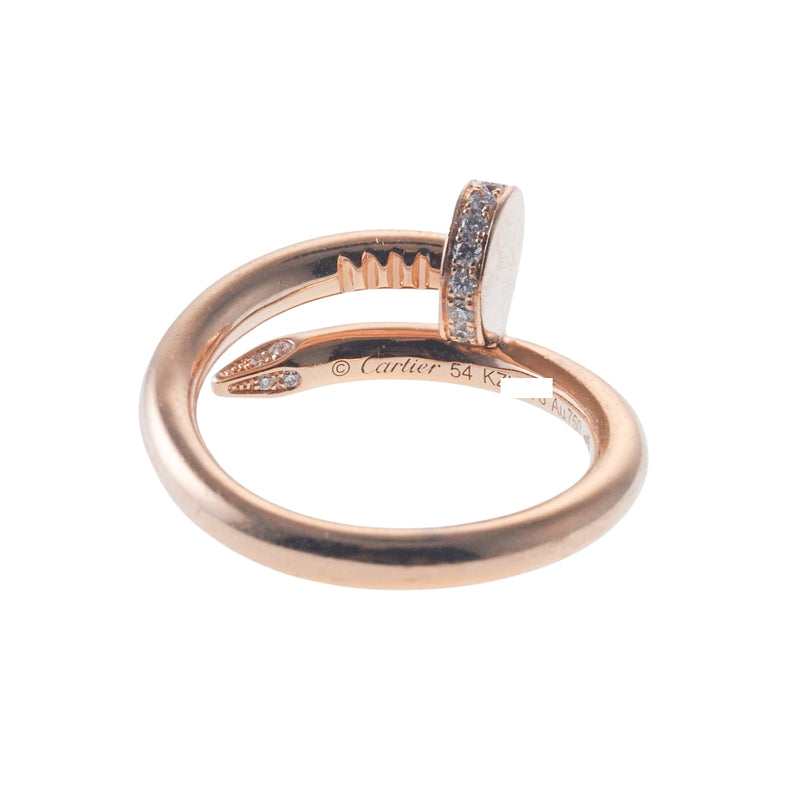 Cartier Juste Un Clou Rose Gold Diamond Ring