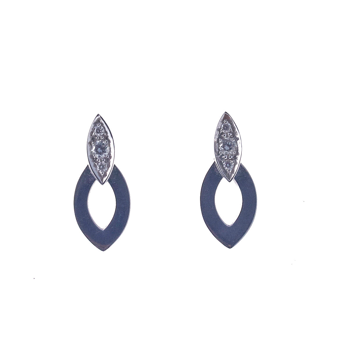 Cartier Diadea Diamond Gold Earrings