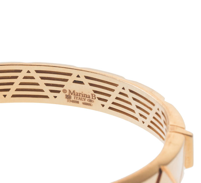 Marina B Gold Bangle Bracelet