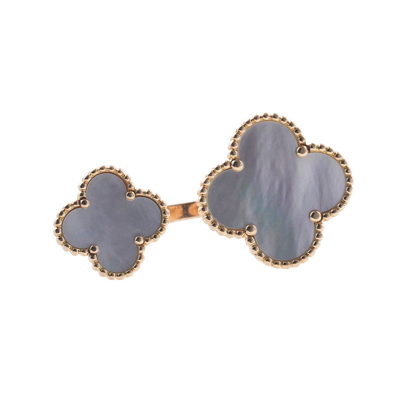 VAN CLEEF & ARPELS GROUP OF MOTHER-OF-PEARL 'MAGIC ALHAMBRA' JEWELRY