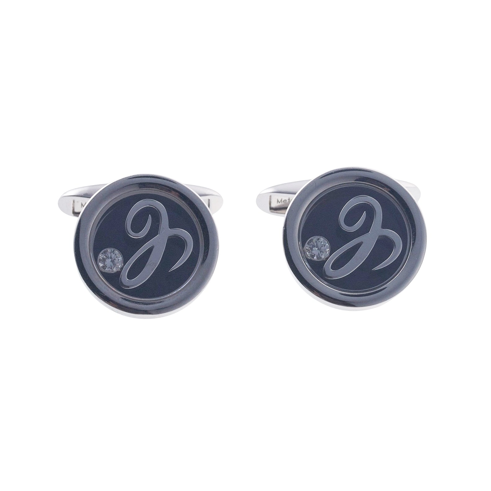 Chopard Happy Diamonds Gold Cufflinks