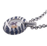 Chopard Happy Fish Sapphire Ruby Diamond Pendant Necklace