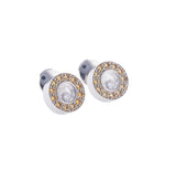 Chopard Happy Diamonds Yellow Sapphire Gold Stud Earrings