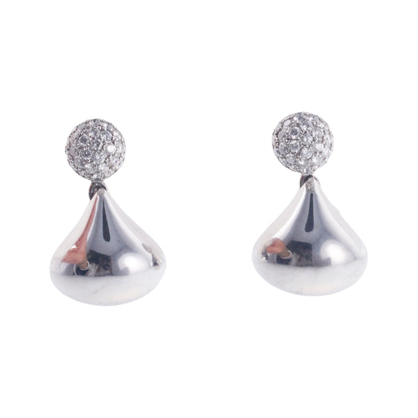 Chopard Pushkin Diamond Gold Earrings