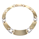 David Webb Diamond Gold Platinum Necklace