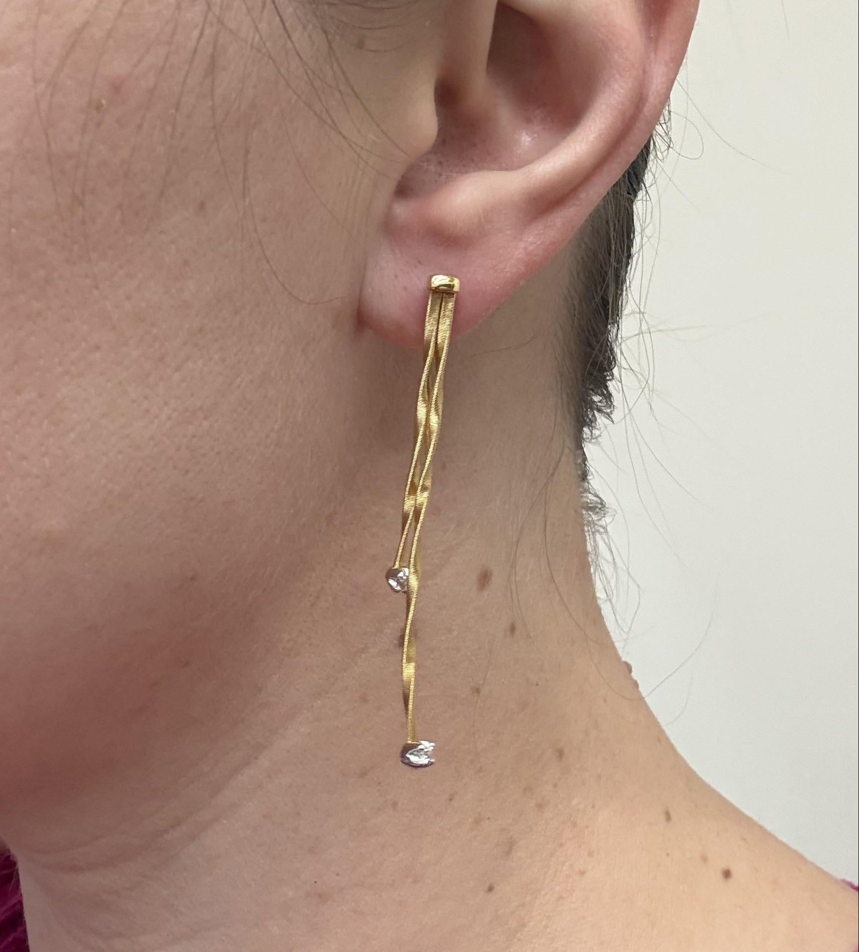 Marco Bicego Marrakech Gold Diamond Earrings