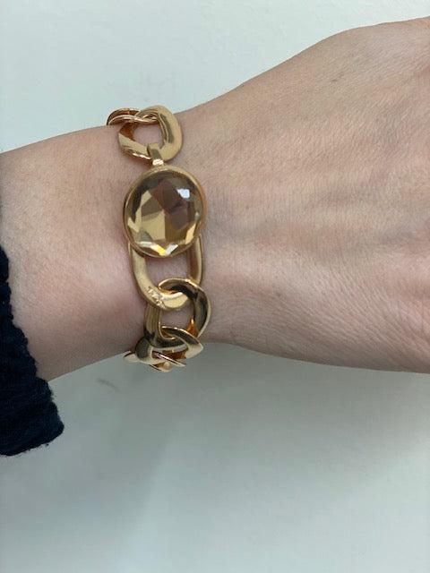 Pomellato Narciso Quartz Rose Gold Link Bracelet