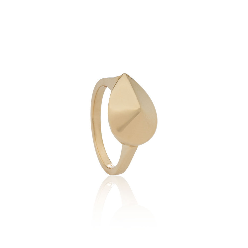 Aletto Brothers Gold Pera di Oro Stackable Ring