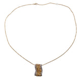 5.70ctw Fancy Diamond Gold Pendant Necklace