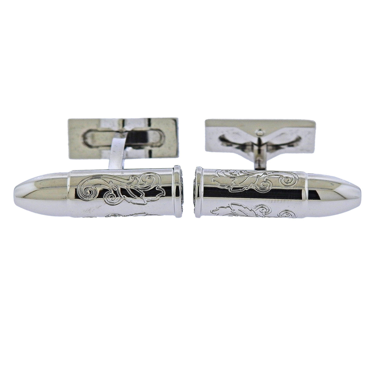 S.T. Dupont Wild West Palladium Bullet Limited Edition Cufflinks