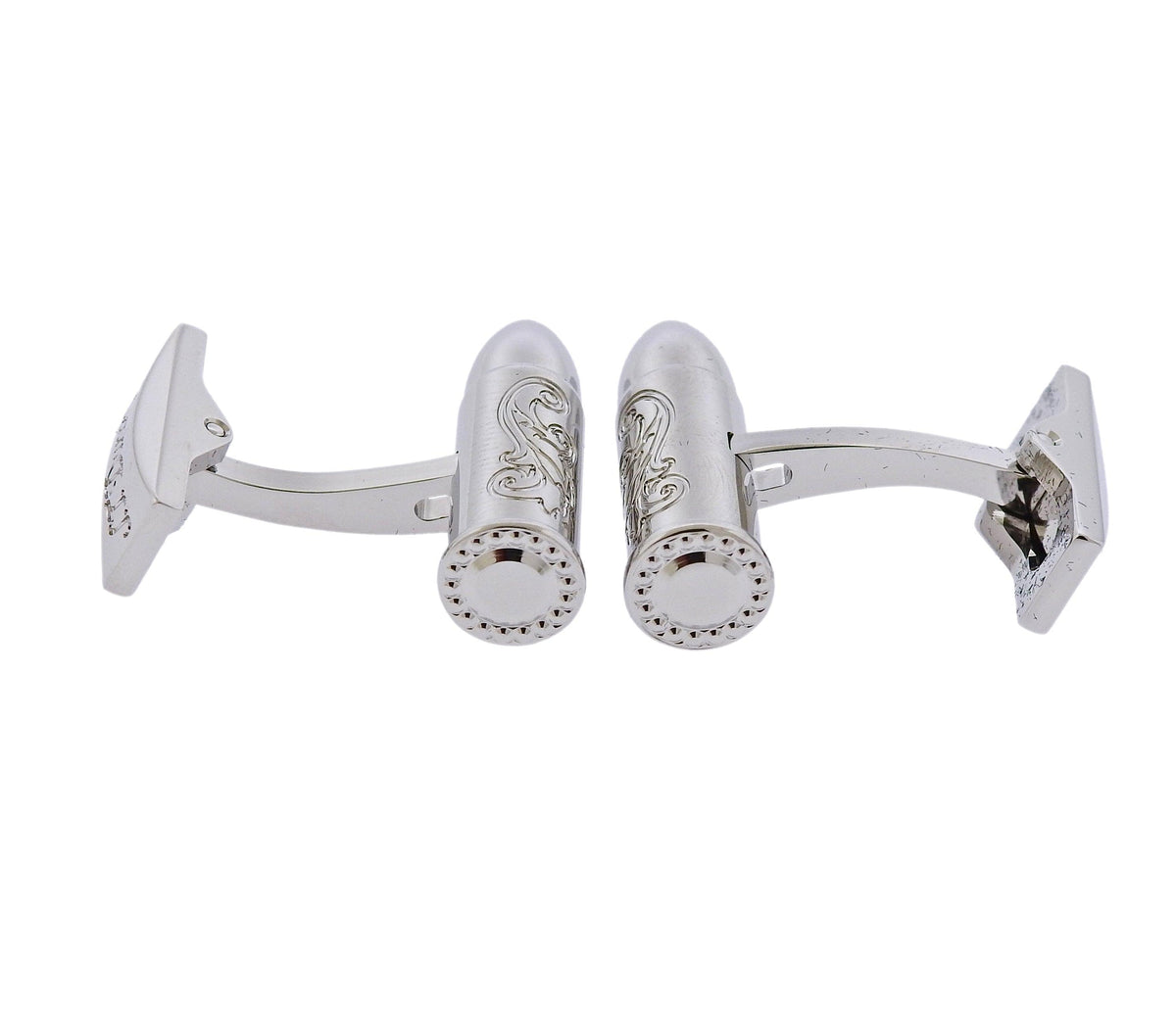 S.T. Dupont Wild West Palladium Bullet Limited Edition Cufflinks