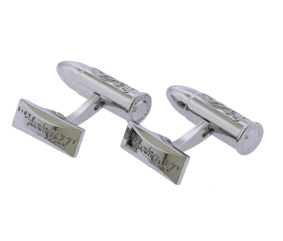 S.T. Dupont Wild West Palladium Bullet Limited Edition Cufflinks