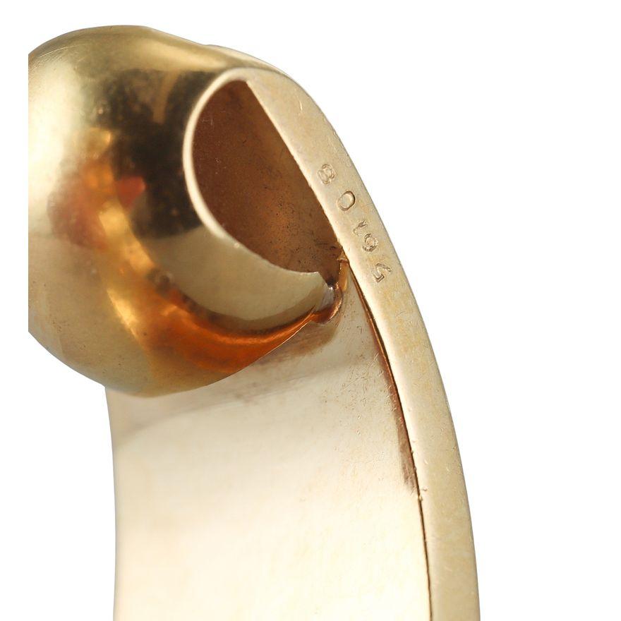 Vintage Cartier Gold Textured Cuff Bracelet