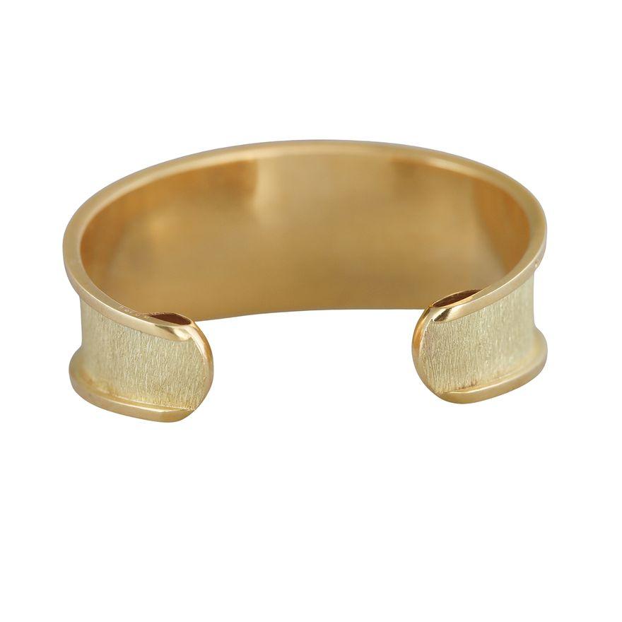 Vintage Cartier Gold Textured Cuff Bracelet