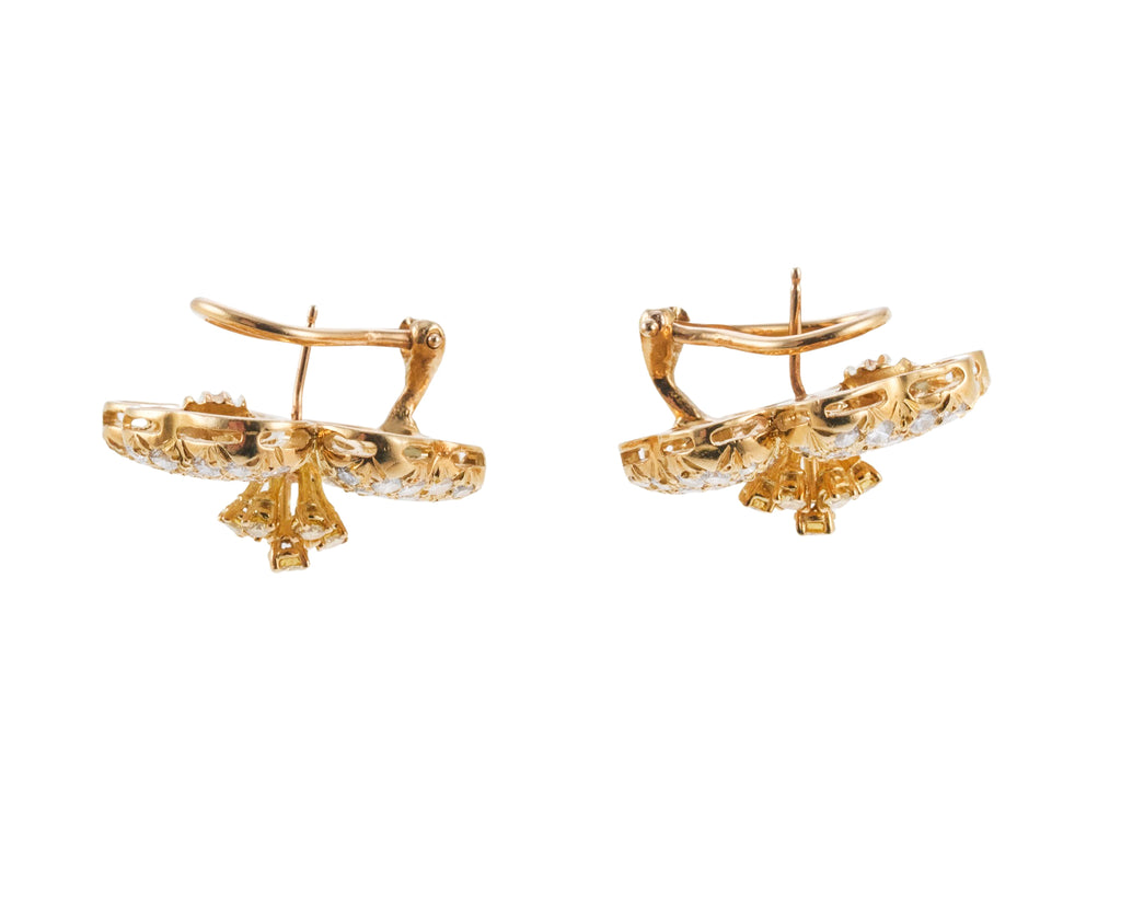 Showroom of Designing fancy gold earrings | Jewelxy - 143132