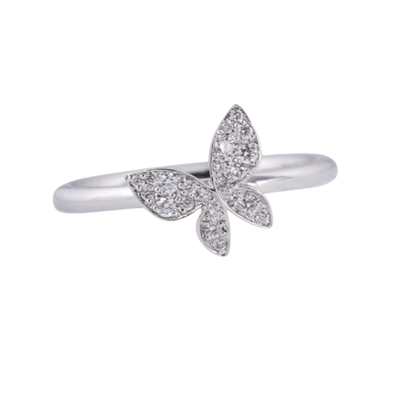 Mimi Milano Farfalla Diamond Gold Butterfly Ring