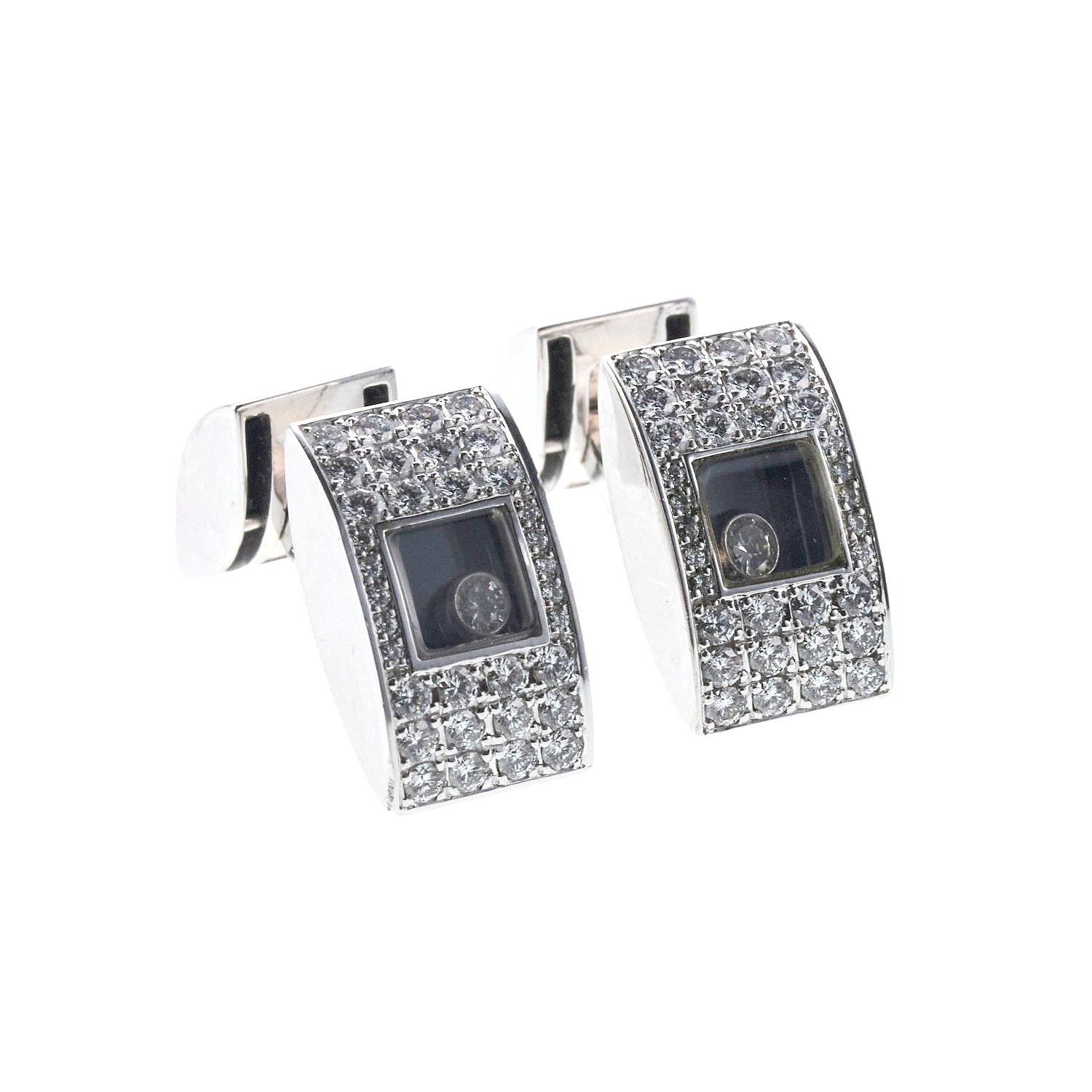 Chopard Happy Diamonds Gold Cufflinks